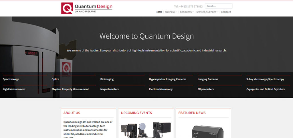 Quantum Design UK and Ireland New Website