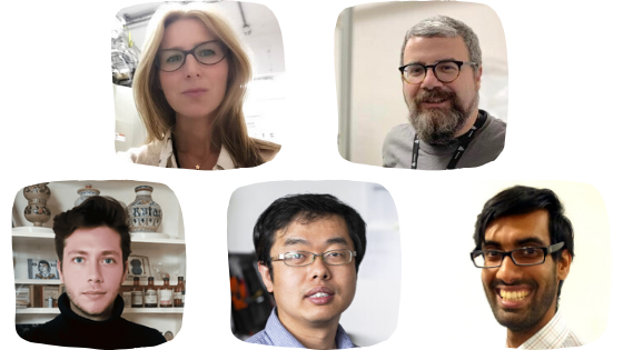 Dr. Lorena Ruiz-Perez, Prof. Guiseppe Battaglia, Cesare de-Pace, Dr. Hongyu Sun, Satyam Ladva