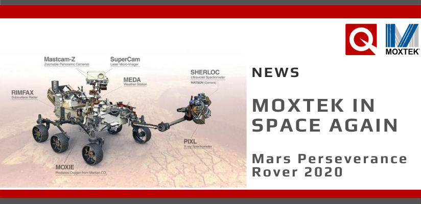 Moxtek in Space Again — Mars Perseverance Rover