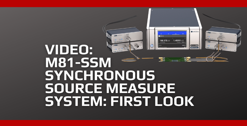 M81-SSM Synchronous Source Measure System: First Look