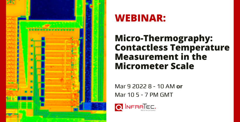 Webinar: Contactless Temperature Measurement in the Micrometer Scale 🗓