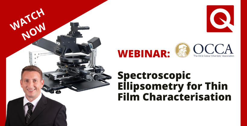 WATCH NOW:  Spectroscopic Ellipsometry for Thin Film Characterisation 🗓