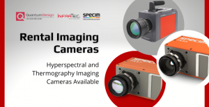 Rental cameras available at Quantum Design UK and Ireland. Including InfraTec Infrared thermography cameras, Specim Hyperspectral cameras.