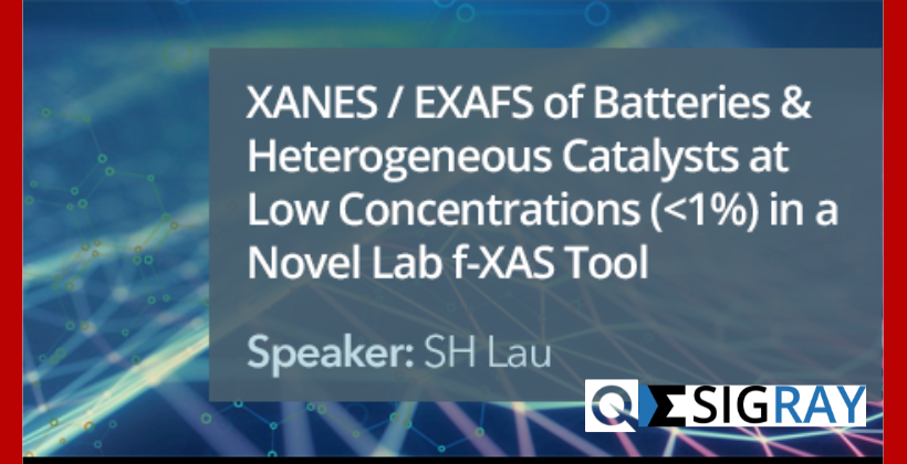 XANES/ EXAFS of Batteries & Heterogenous Catalysts at Low Concentrations 🗓