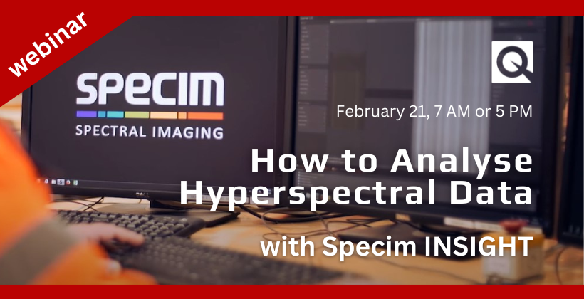 Webinar: How to Analyse Hyperspectral Data with SpecimINSIGHT? 🗓