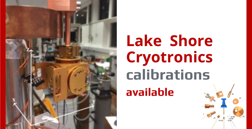 Calibrations of Lake Shore Cryotronics Products