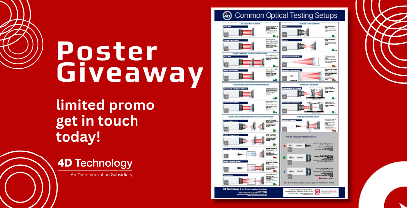 FREE Poster Giveaway – “Common Optical Testing Setups”