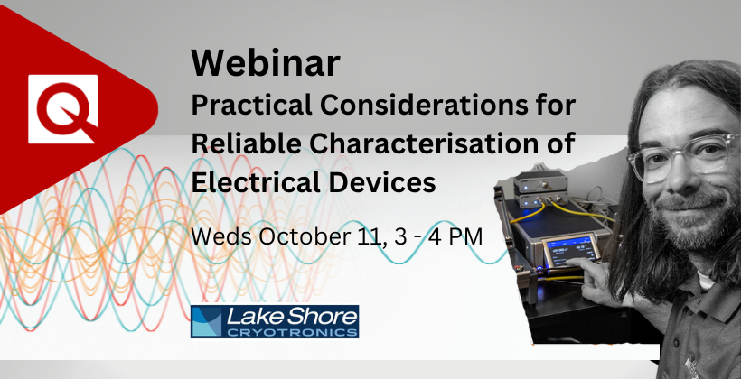 Practical Considerations for Reliable Characterisation of Electrical Devices       🗓