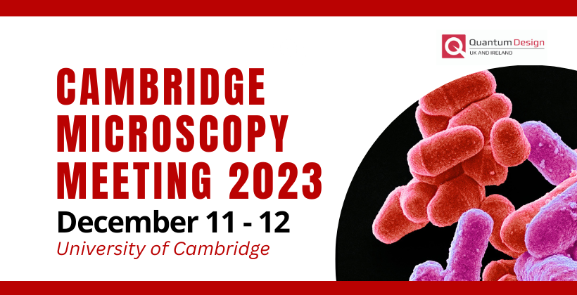 Cambridge Microscopy Meeting 2023 🗓 🗺