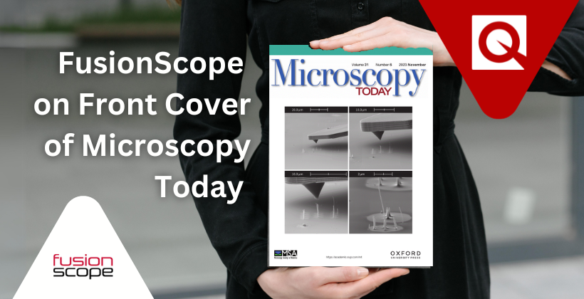FusionScope™ on the Front Cover of Microscopy Today