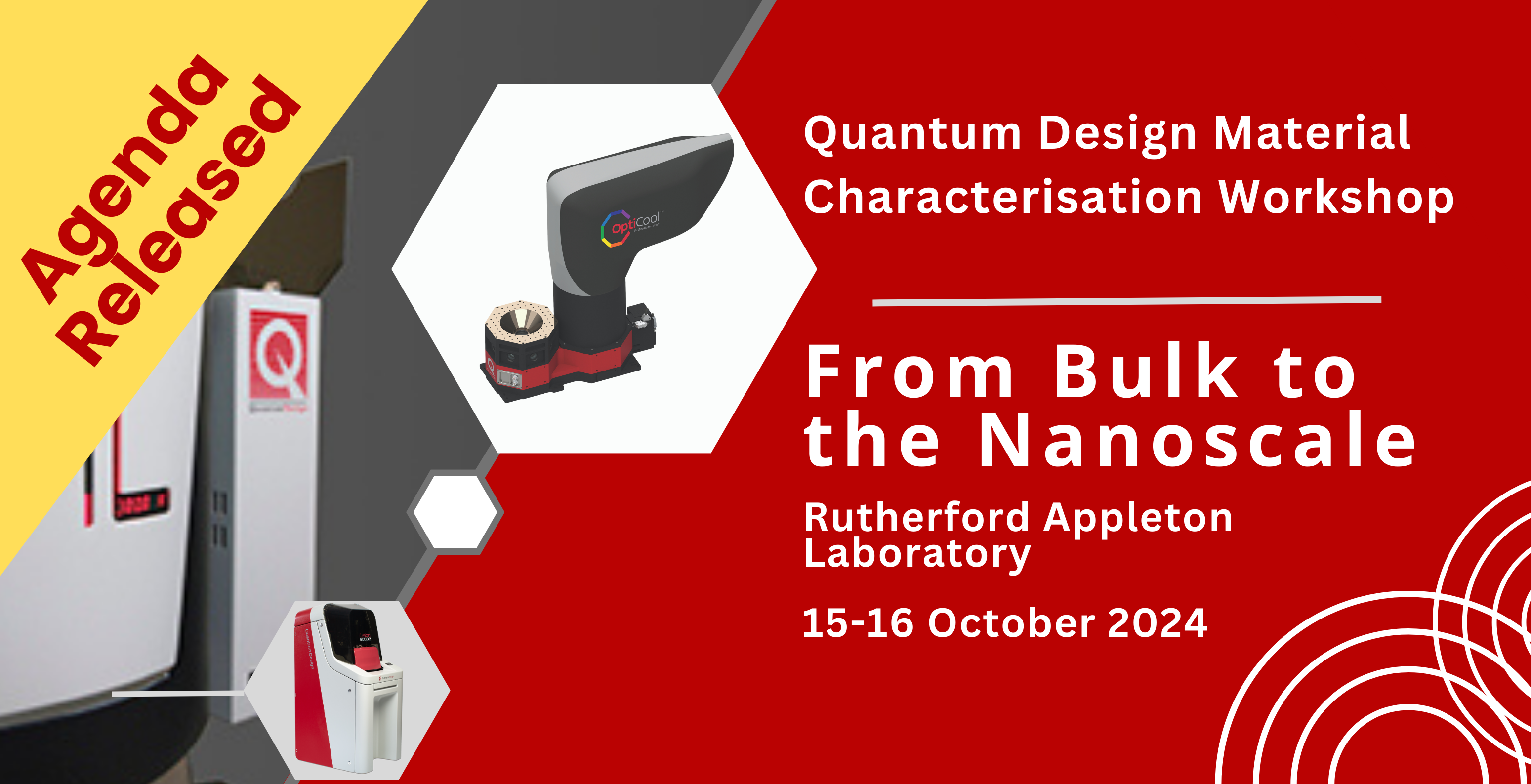 Quantum Design Materials Characterisation Workshop – from Bulk to the Nanoscale  🗓