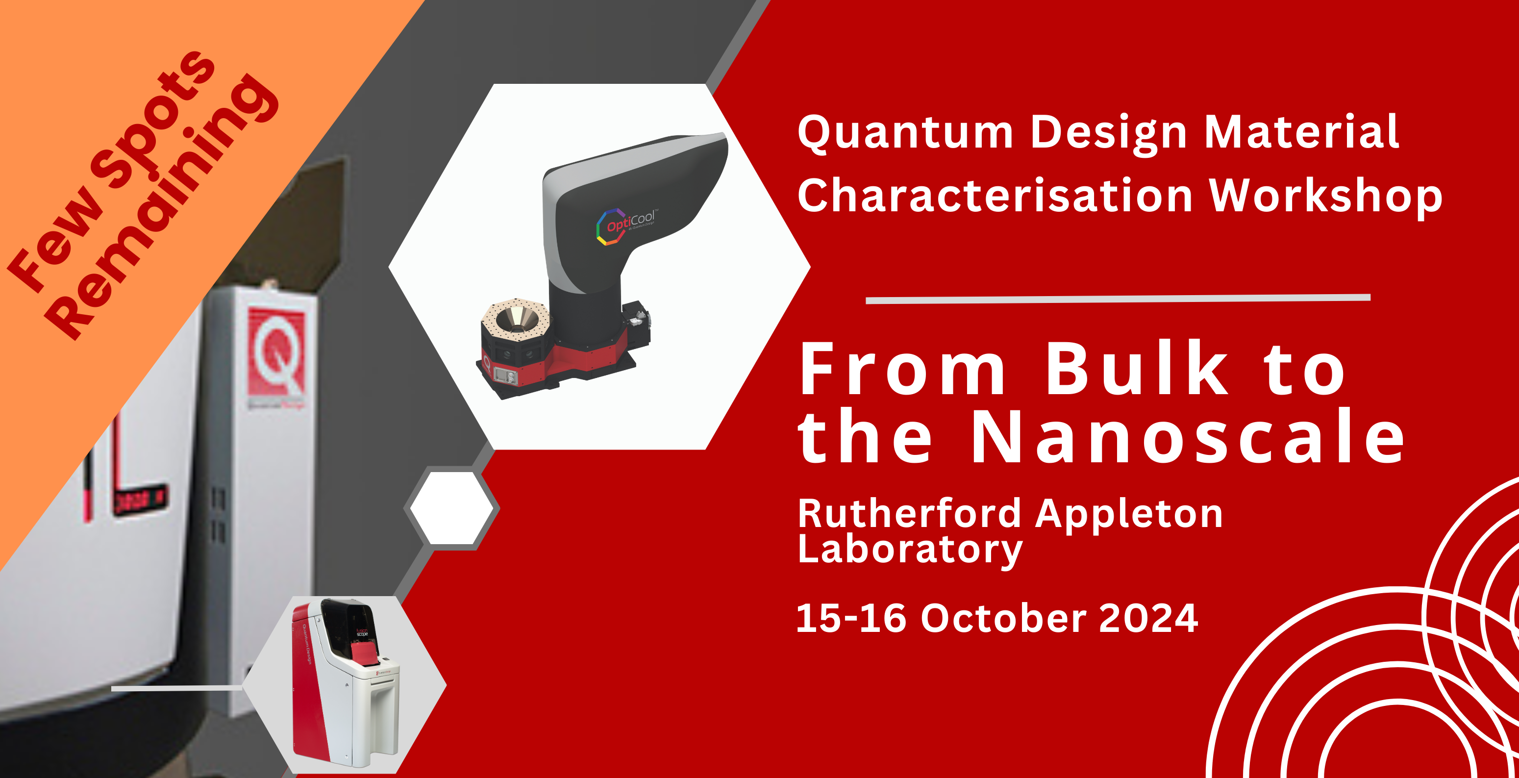 Quantum Design Materials Characterisation Workshop – from Bulk to the Nanoscale  🗓