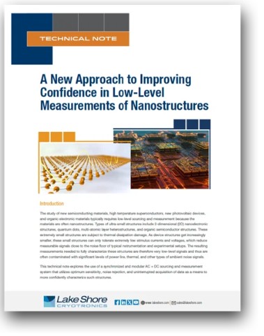 Tech Note Lake Shore Nanostructures