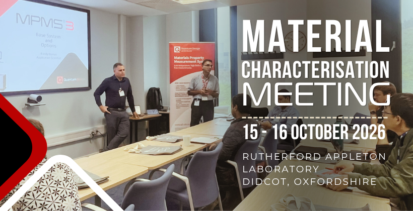 Quantum Design Materials Characterisation Meeting